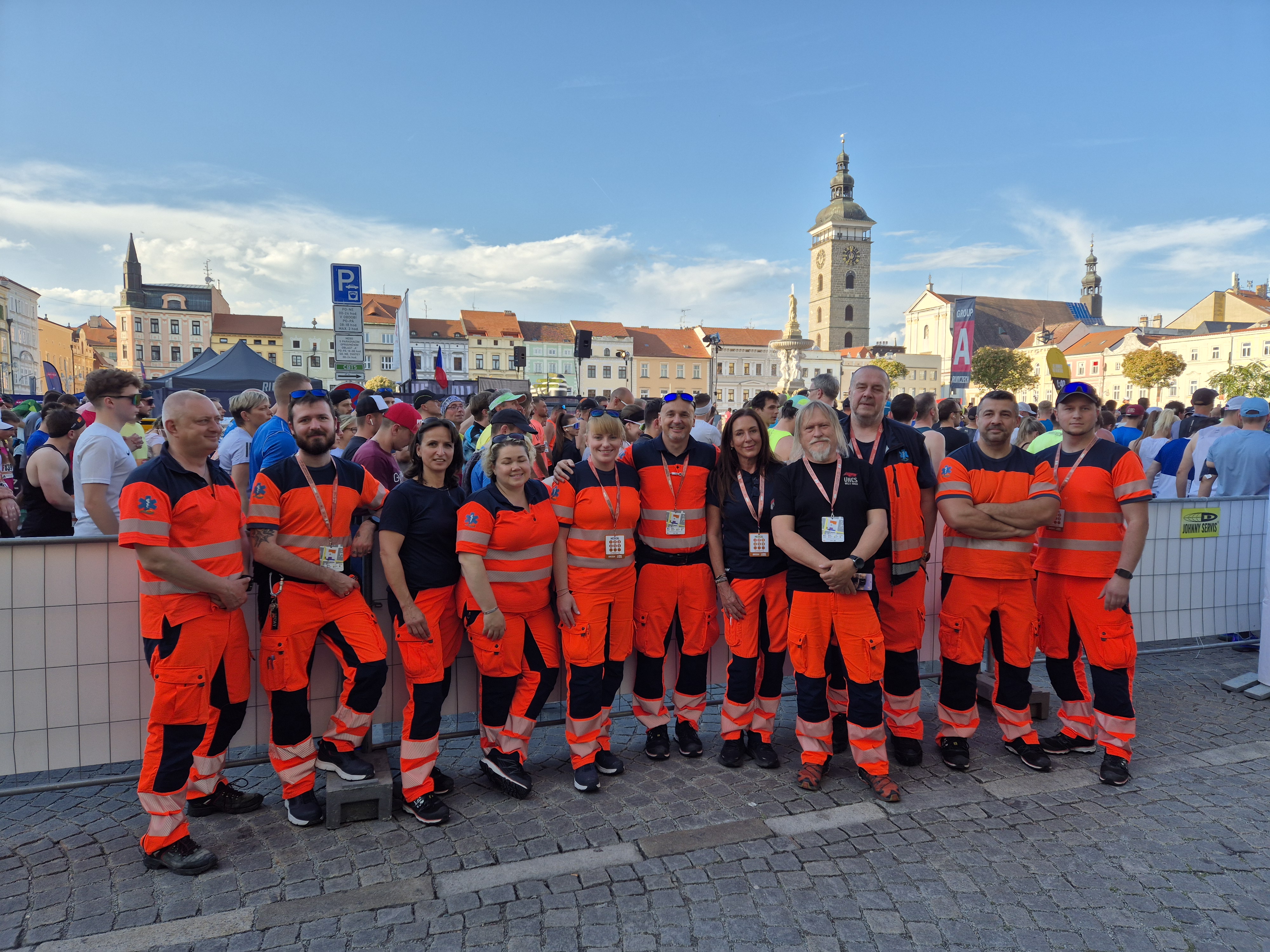 Zdravotnická záchranná služba Jihočeského kraje dohlížela na bezpečnost účastníků Mattoni 1/2Maratonu v Českých Budějovicích